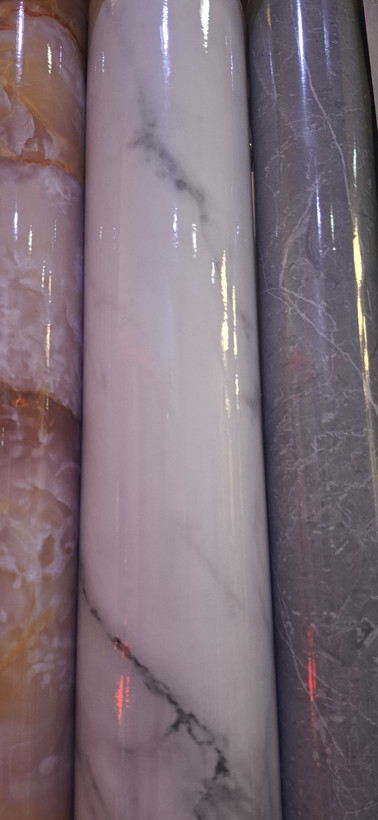 برچسب طرح سنگ مرمر (طرح کلکته) / براق/pvc وارداتی